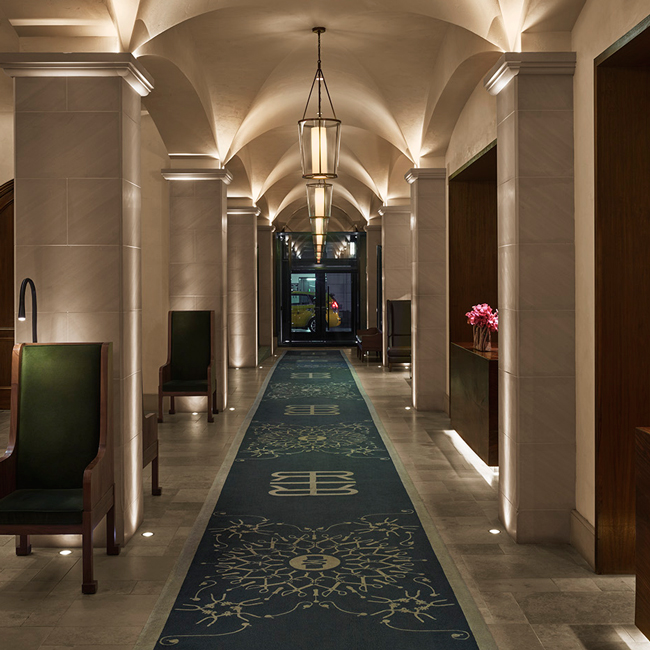 Refinery hotel new york hallway